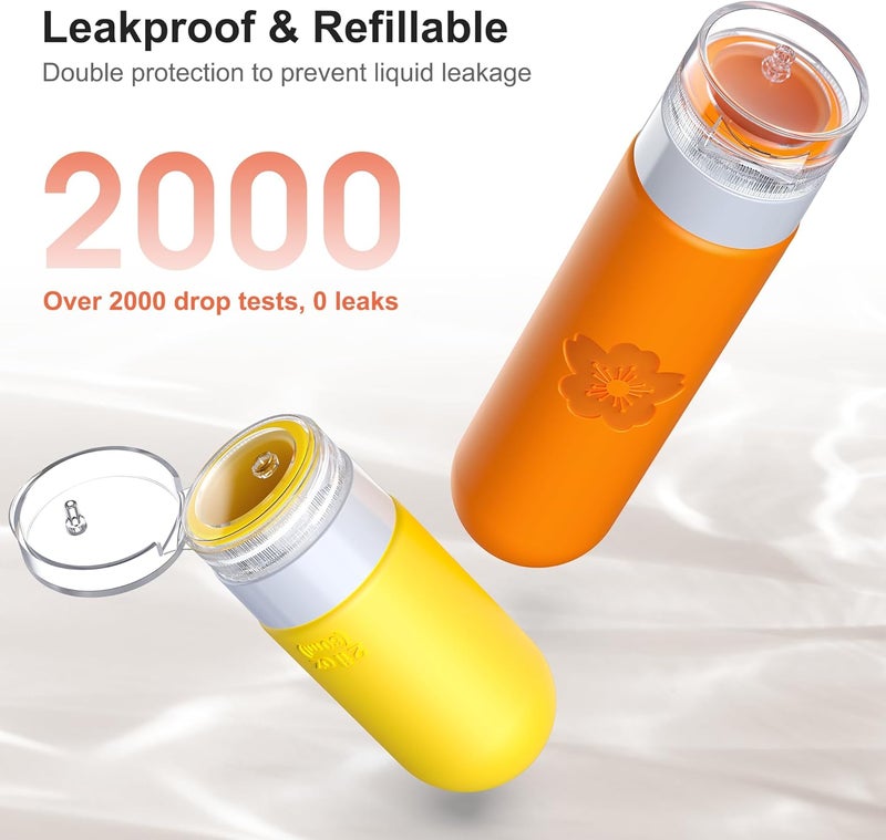 Amzrole 20Pack Travel Bottles for Toiletries, TSA Approved Travel Bottles Silicone Travel Size Containers, Travel Essentials Leak Proof Refillable Liquid, Shampoo and Conditioner Travel Toiletry Bottles - Image 4